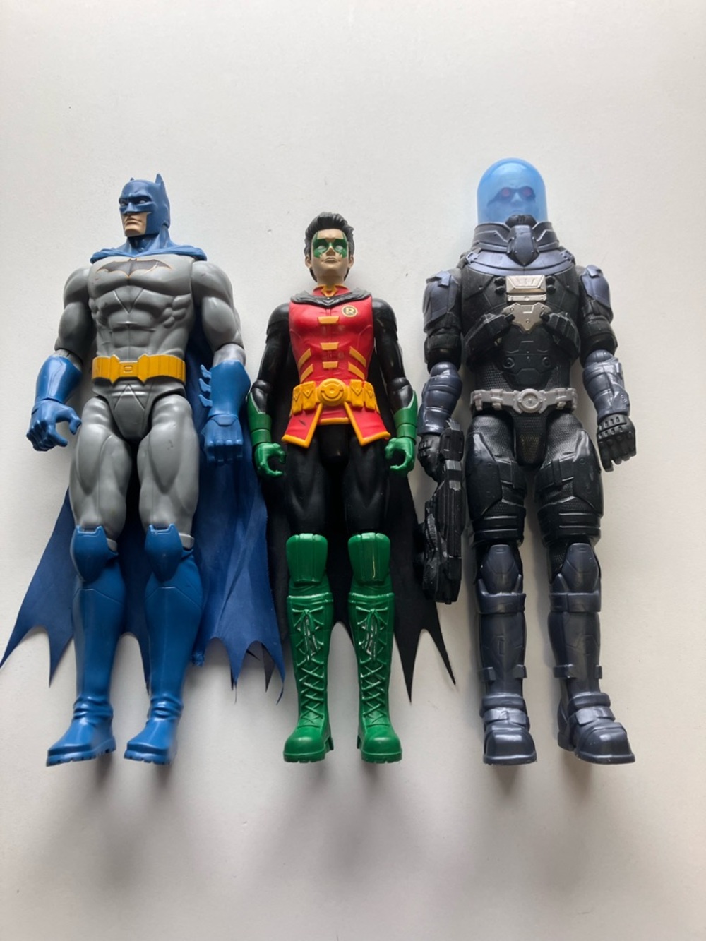 DC Comics Action Figure Lot Batman Robin & Mr.Freeze 12” Spin Master Mattel